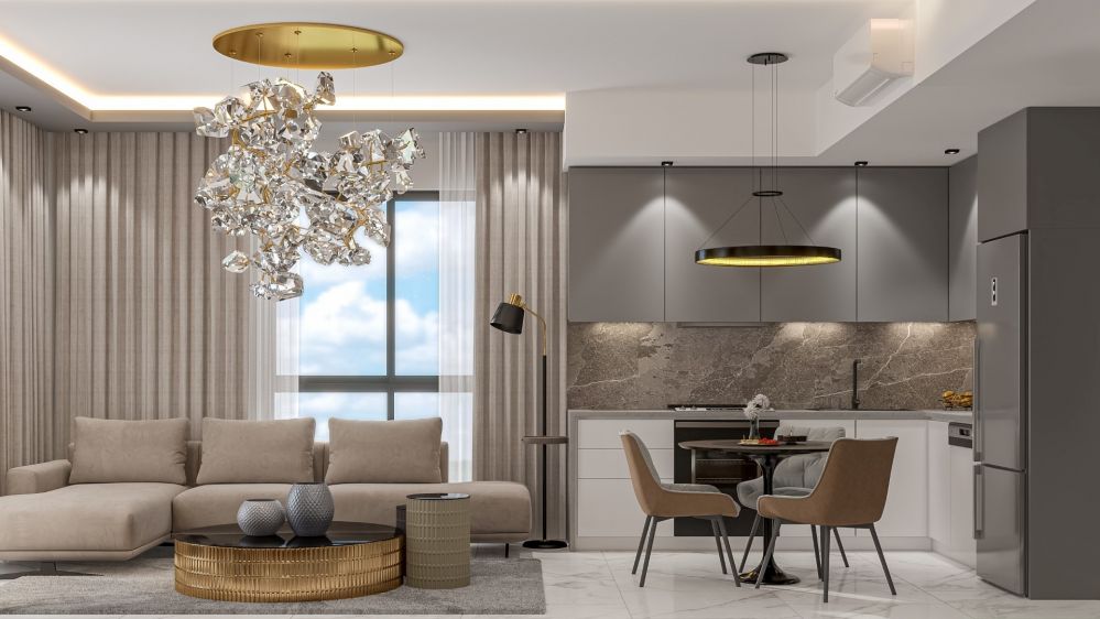 Alanya Kargıcakta Deniz Manzaralı Ultra Lüks Konut Projesi