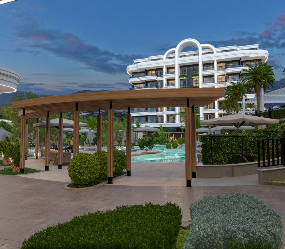 Alanya Kestel'de Denize Sıfır Lüks Konut Projesi