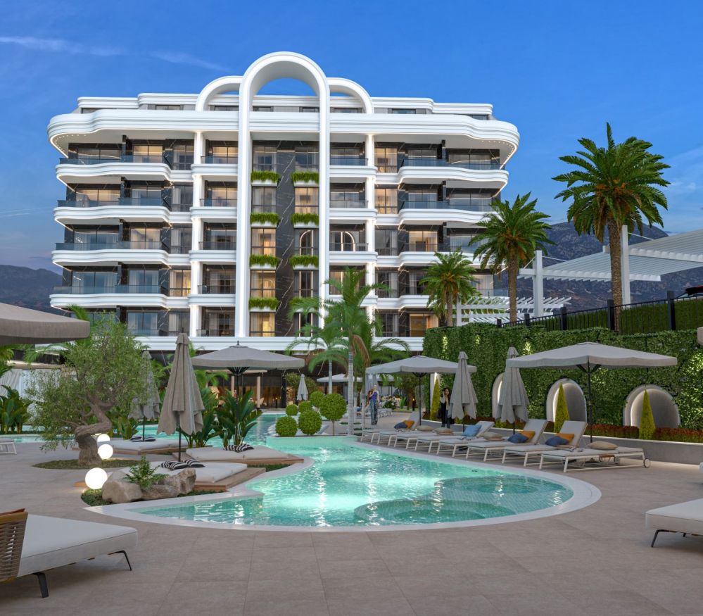 Beachfront Luxury Residential Project in Alanya Kestel