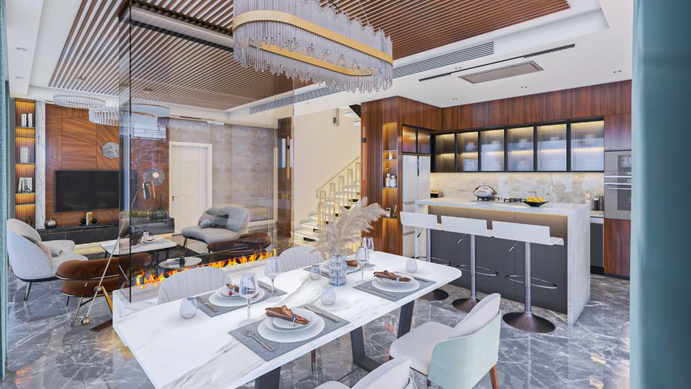 Luxury Smart-Home Villas with Private Pool and Panoramic Views in Alanya Tepe