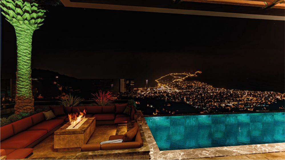 Luxury Smart-Home Villas with Private Pool and Panoramic Views in Alanya Tepe
