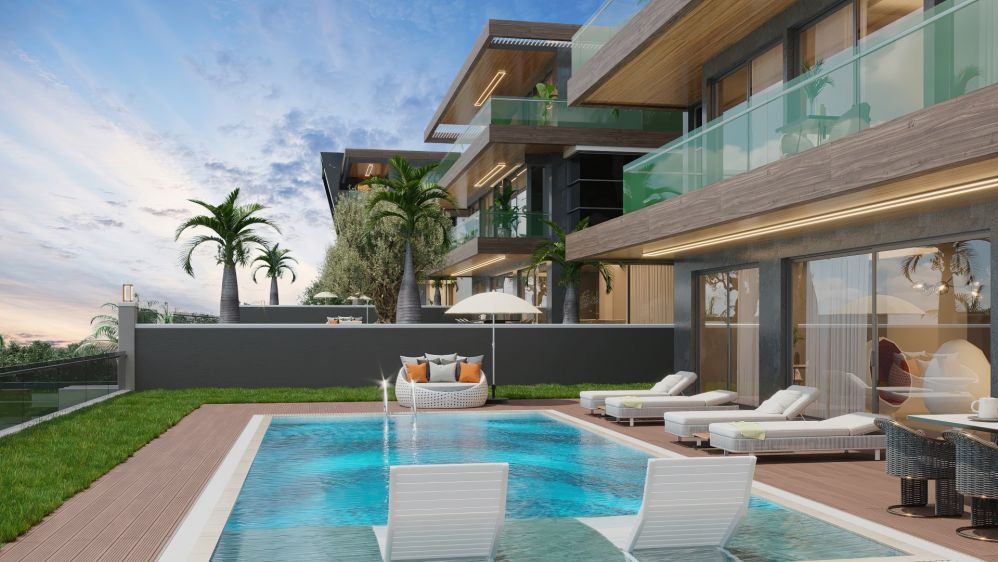 Ultra Luxury Private Pool Villas with Panoramic Sea View in Alanya Tepe