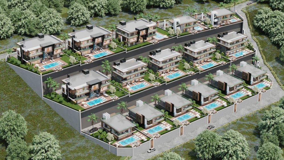 Ultra Luxury Private Pool Villas with Panoramic Sea View in Alanya Tepe