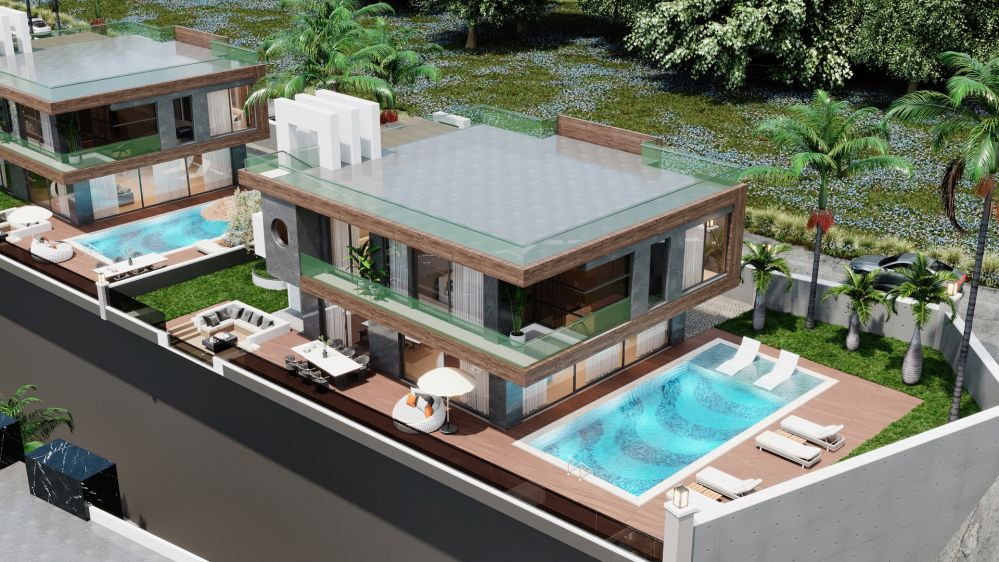 Ultra Luxury Private Pool Villas with Panoramic Sea View in Alanya Tepe