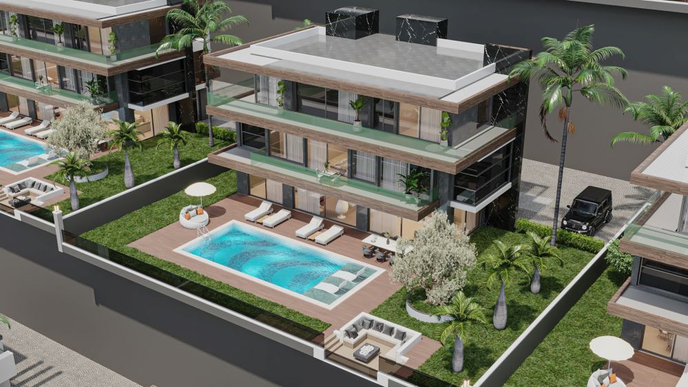 Ultra Luxury Private Pool Villas with Panoramic Sea View in Alanya Tepe