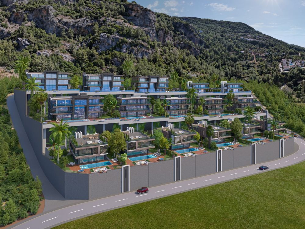 Ultra Luxury Private Pool Villas with Panoramic Sea View in Alanya Tepe