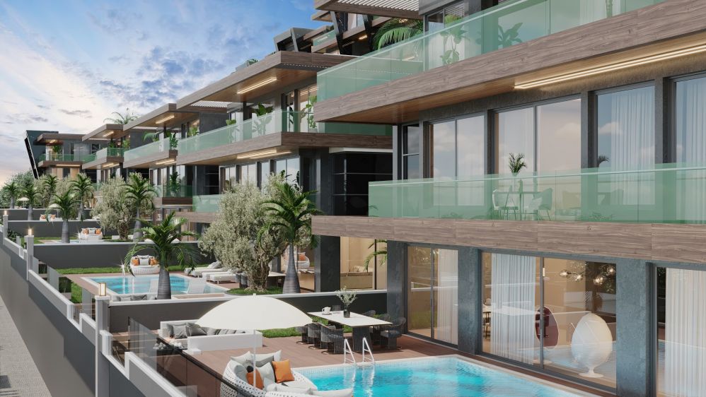 Alanya Tepe'de Ultra Lüks Deniz Manzaralı Villa