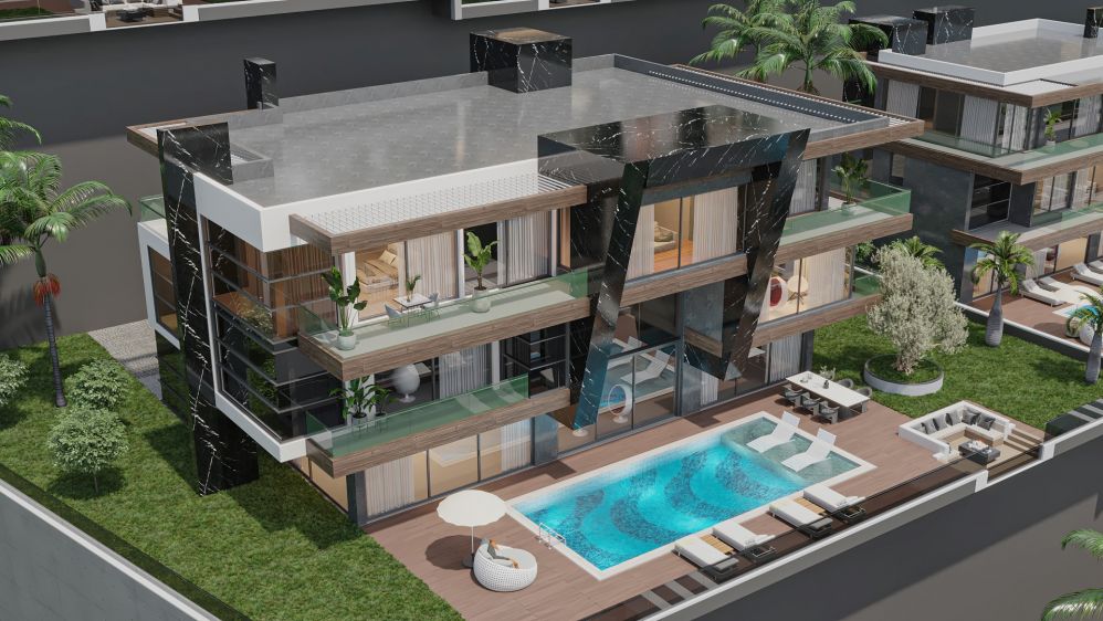 Ultra Luxury Sea View Villa in Alanya Tepe