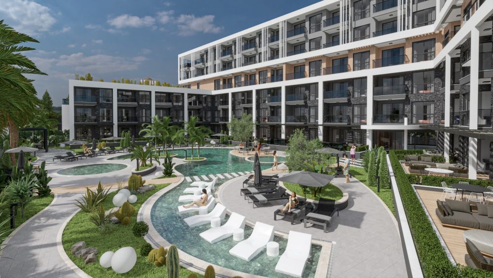 Современные квартиры 1+1 и 2+1 в Анталье, Алтынташ